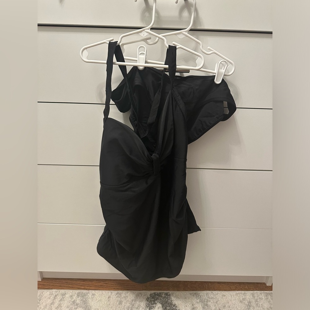 Seraphine Maternity Black Bathing Suit Size XL